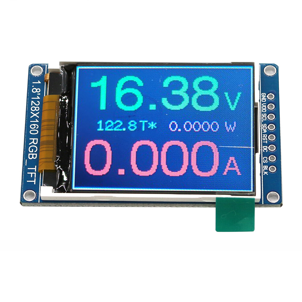 1.44/1.8 inch 128*160 128*128 Display Screen Module 8 Pin ST7735 RGB TFT LCD Screen 128x128 128x160 SPI for Arduino STM3