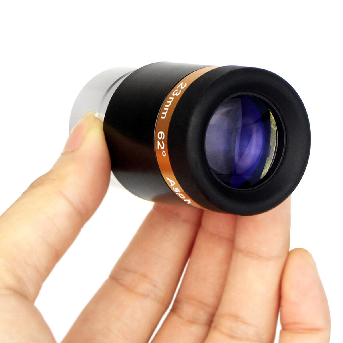 

SVBONY Lens 23mm Wide Angle 62°Aspheric Eyepiece HD Fully Coated for 1.25" 31.7mm Astronomic Telescopes -Black