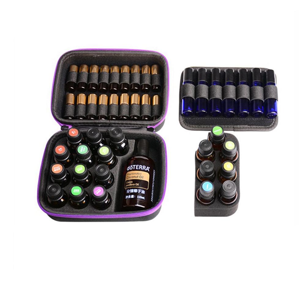 

Essential Oil Bag For 3/10/15ML Total of 48 Bottles Essential Oil Storage Hard Shell Carrying Case