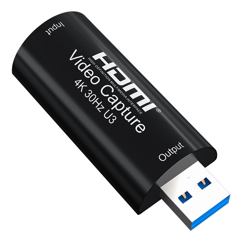MnnWuu 4K 30Hz HDMI Video-opnamekaart HDMI naar USB3.0 Video Grabber Recorder Card Adapter voor Comp