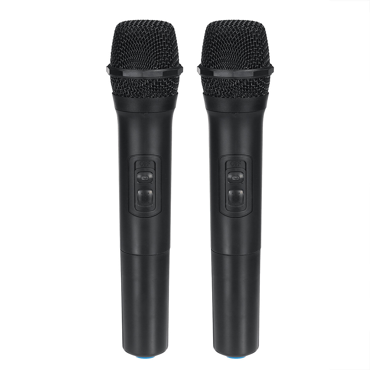 professionelles 2-in-1-UKW-Universal-USB-Empfangsmikrofon für Karaoke Partys Family Ktv-Gesang Reden für Android/iPhone/iPad/PC/Laptop Drahtloses Handmikrofon Schwarz 
