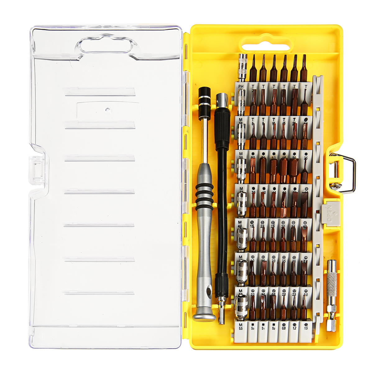 60 in 1 Precision Screwdrivers Set S2 Alloy Steel Magnetic Bits Professional...