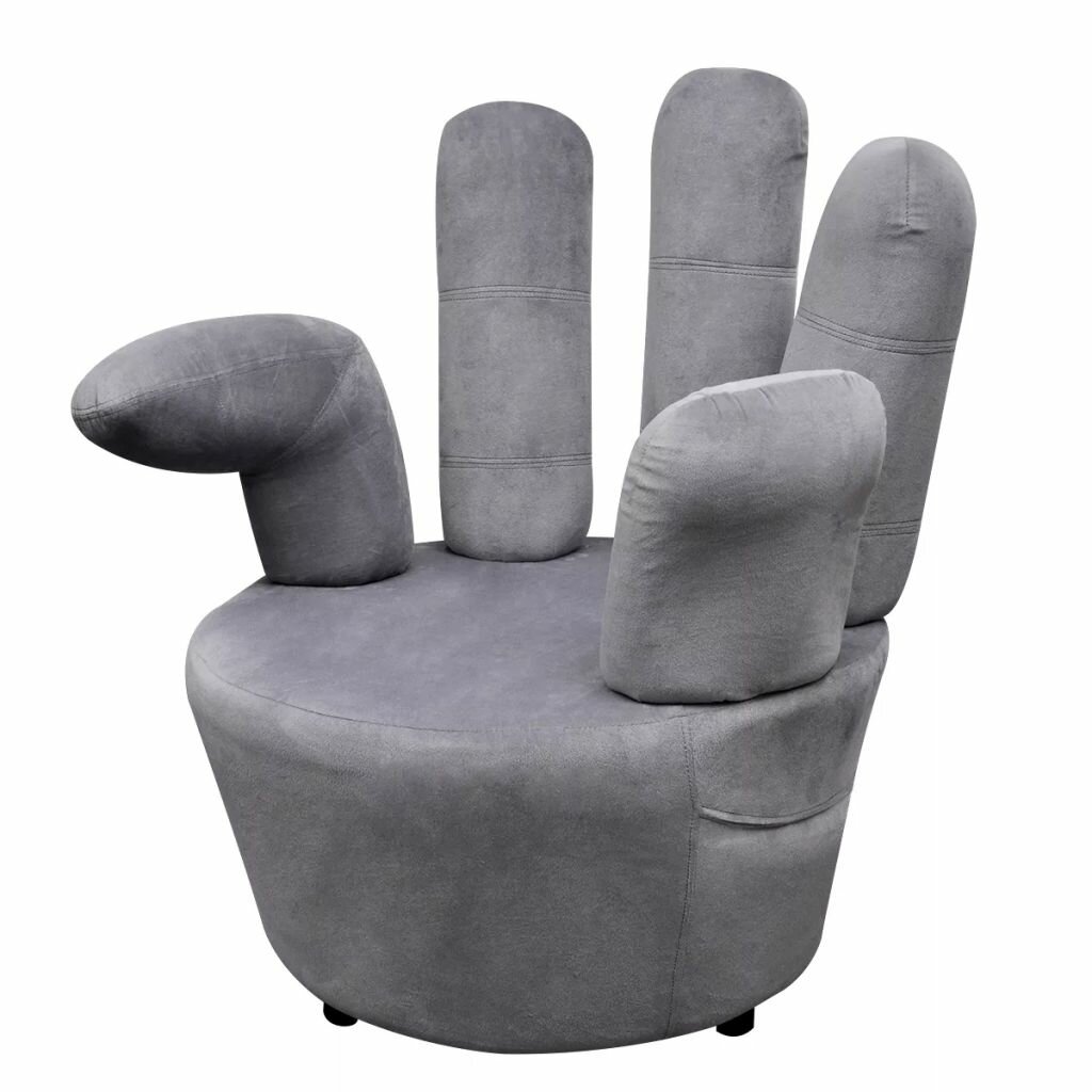 Στα 140.08 € από αποθήκη Ολλανδίας | Hand-shaped Velvet Chair Stylish Stucture Fun Style with Functionality Living Room Chair, Easy Assembly, Easy to Clean
