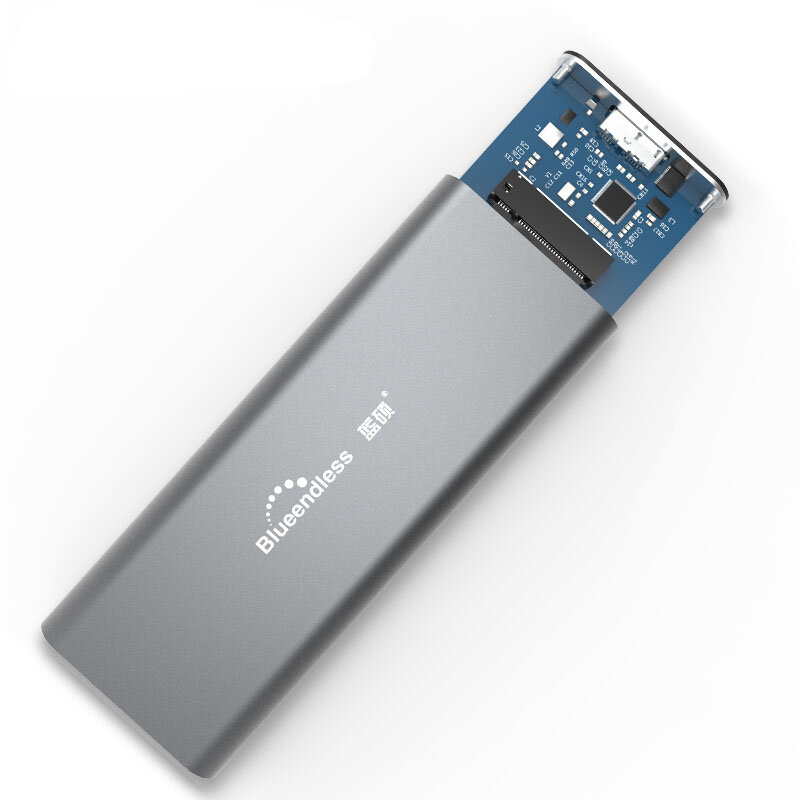 Blueedless M280A M.2 NGFF ハードドライブエンクロージャー SSD ケース 5Gbps USB 3.0 ソリッドステートドライブエンクロージャーケースベース