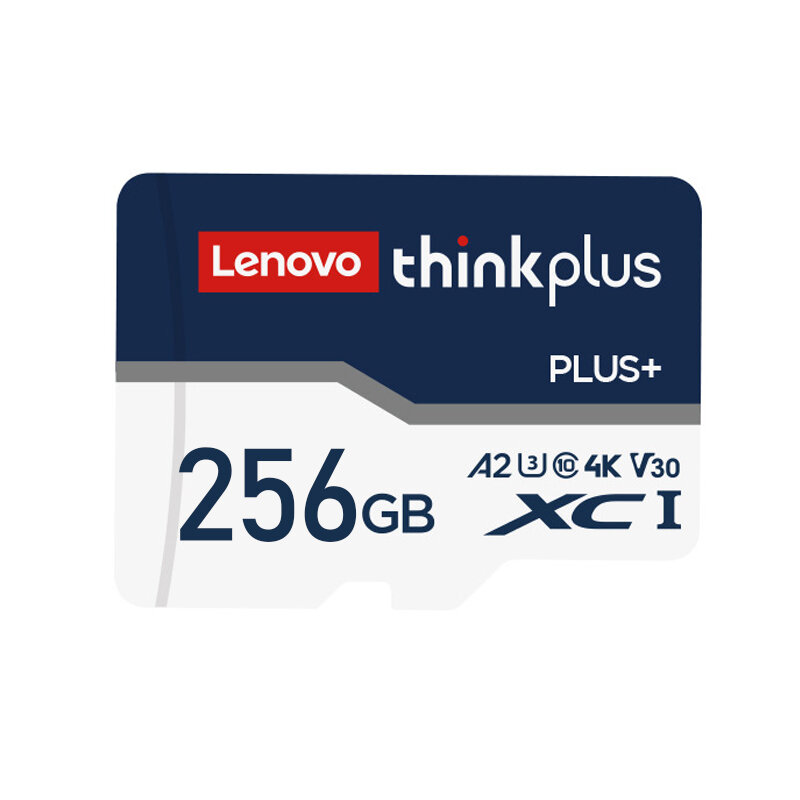 Lenovo Thinkplus 256GB U3 High-speed TF Card Smart Card for Driving Recorder Phone Camera Game Console