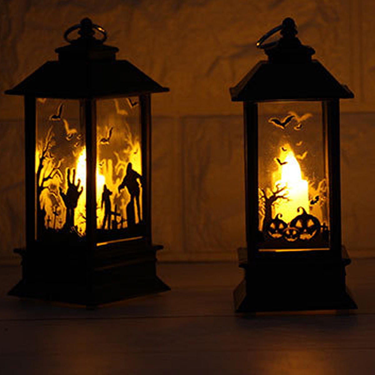 Hallowen Flame Lamp Electronic LED Candle Light Party Decorations