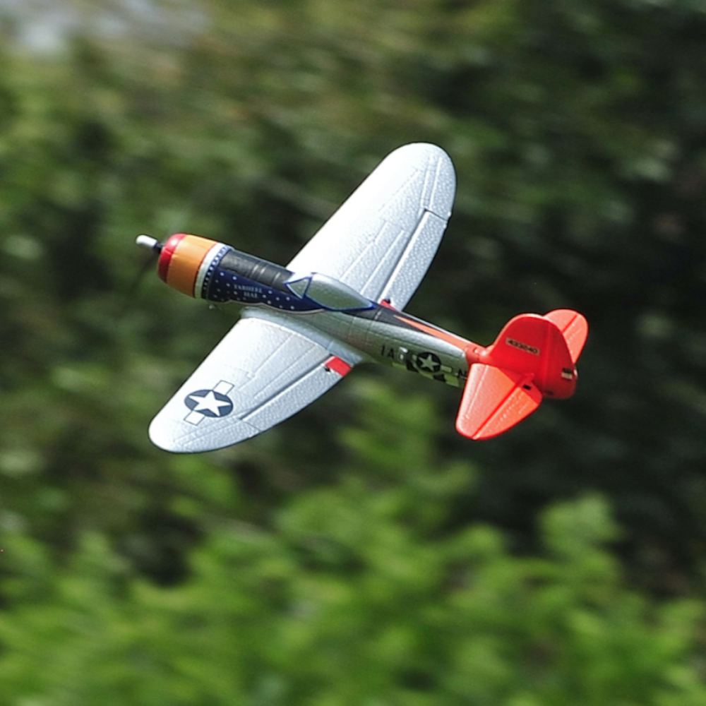 Promotion > TOP RC HOBBY 402mm Mini P47 2.4G 4CH 6-Axes Gyro One