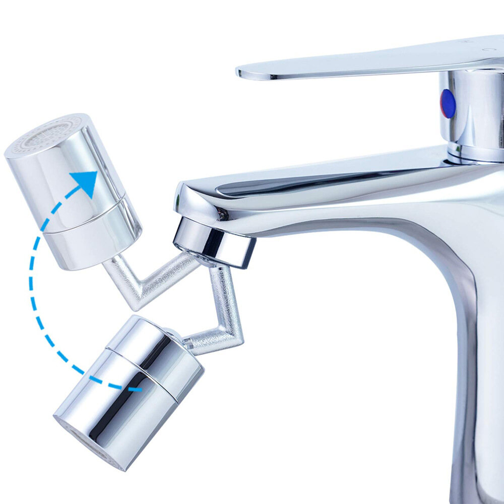 Suleve Universal Faucet Areator 360 Degree Swivel Faucet Bubbler Rotating Mesh Mouth Anti Splash Hea