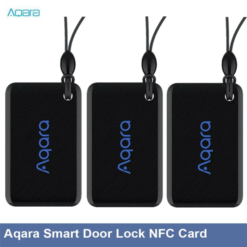 Aqara Smart Door Lock NFC Card Support Aqara Smart Door Lock N100 N200 P100 Series App Control EAL5+ Chip For Home Secur