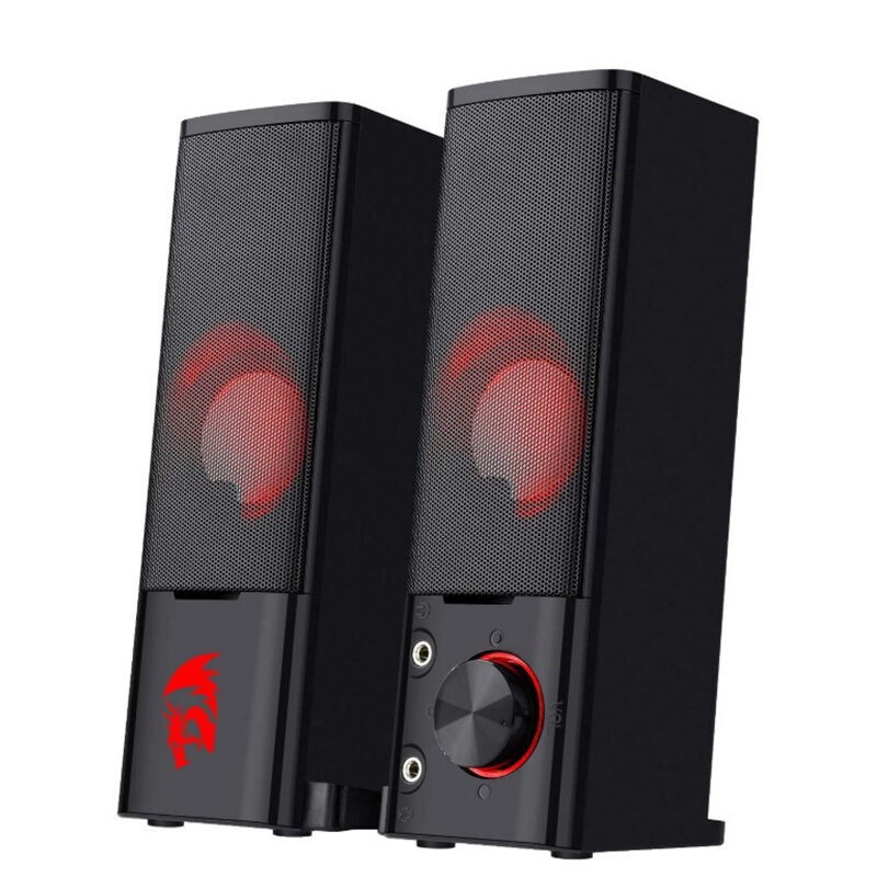 

Redragon GS550 Aux 3.5mm Stereo Surround Music Smart Speaker Column Soundbar for Computer PC Home Notebook TV Loudspeake