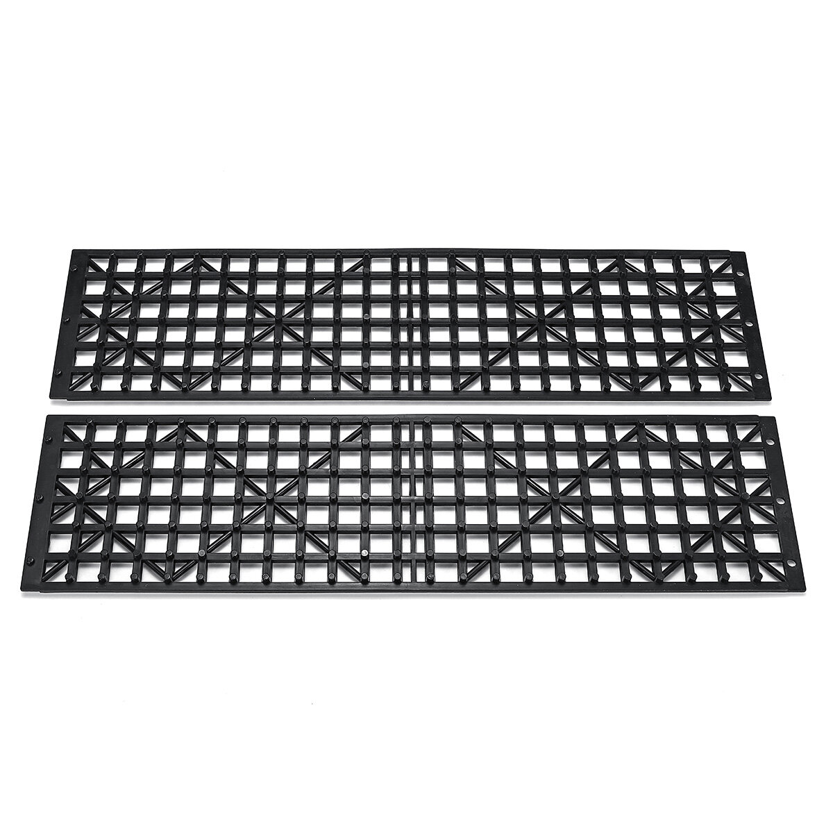 

Pair Black Recovery Tracks Road Tyre Ladder Anti-skid Sand Track for Mud Sand Snow Grass