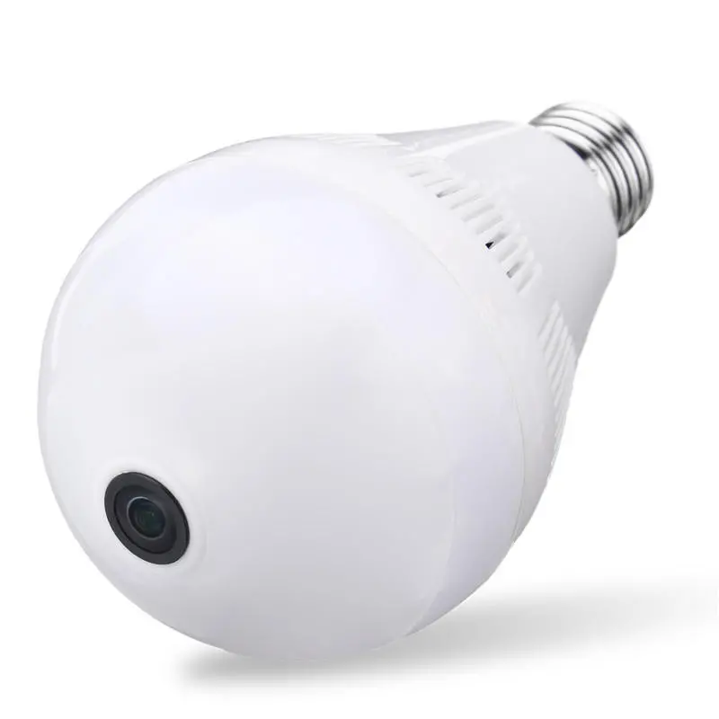 E27 vr bulb camera 360 degree panoramic wifi hidden camera white light bulb
