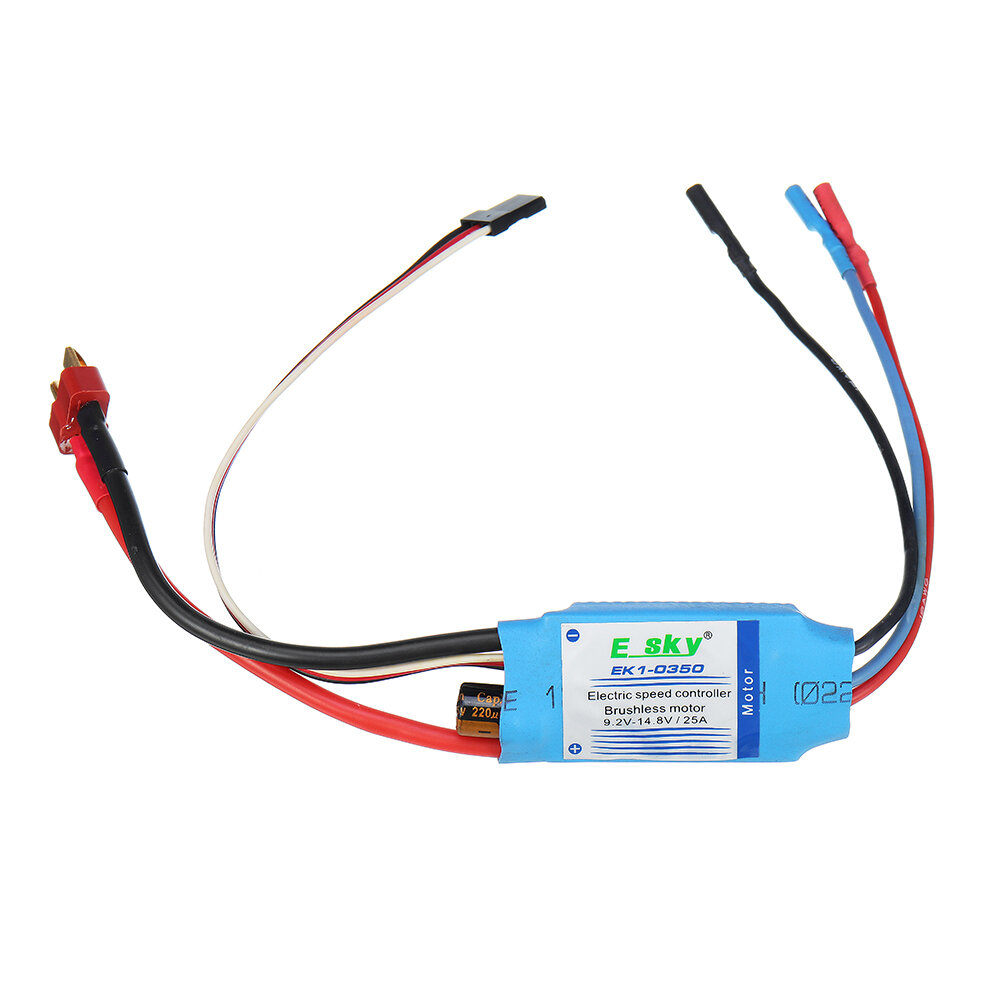 ESKY EK1-0350 14.8V 25A 2-3S فرش ESC مع 5V 2A BEC لنماذج RC