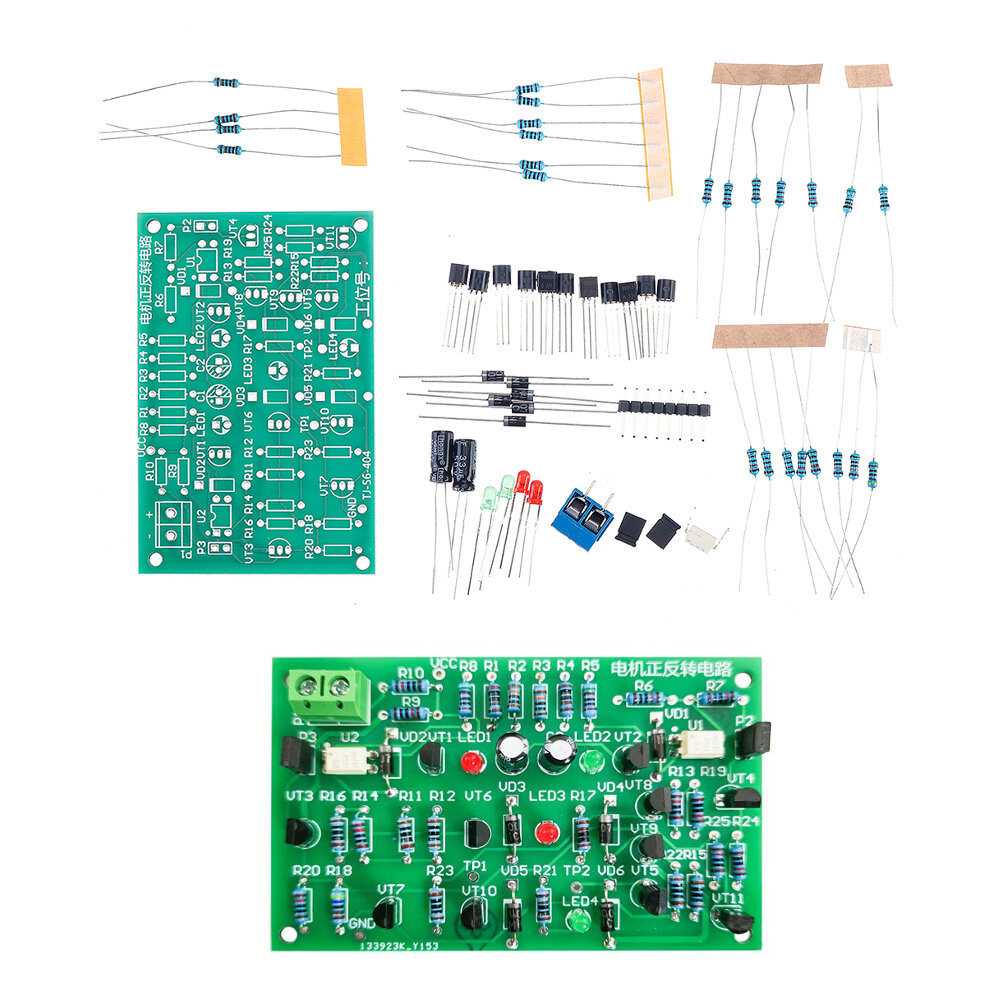 DIY DC Motor Forward and Reverse Circuit Board Kit