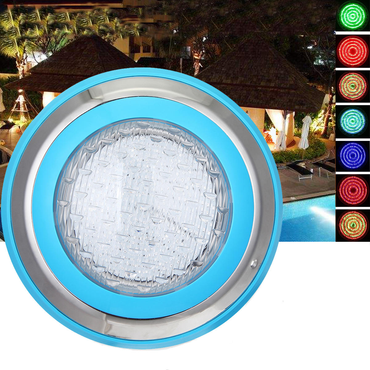 12V 35W Swimming Pool LED Light Outdoor Lantern Waterproof Underwater Lamp With Remote Control