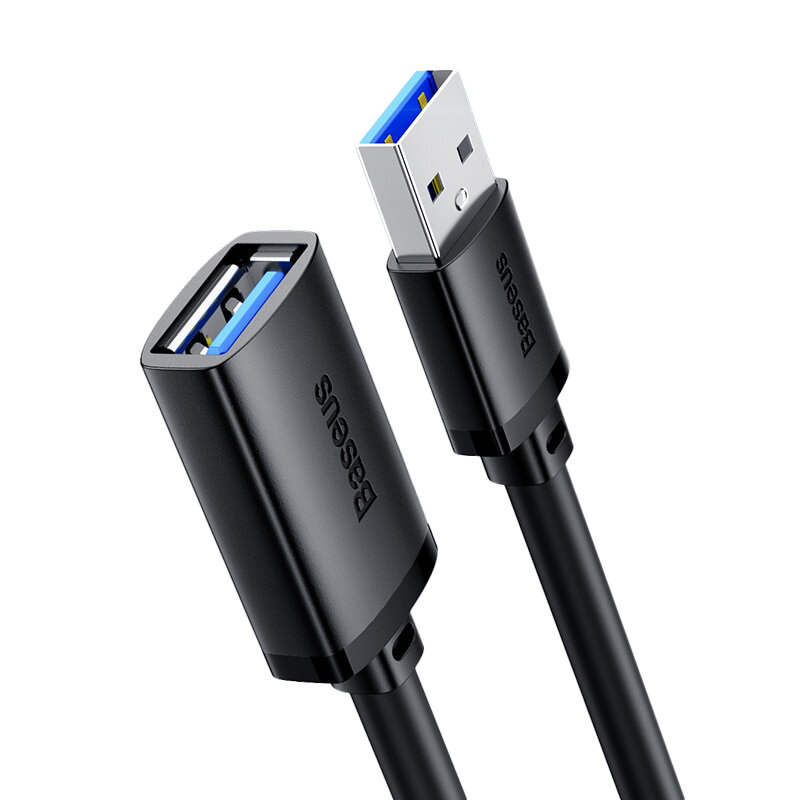Cable de extensión USB 3.0 Baseus BS-OH128 Mini 5Gbps Cable de velocidad rápida USB 3.0 Cordón de extensión para ordenad