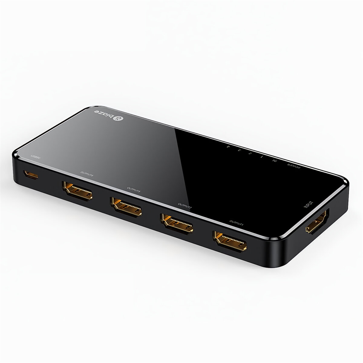 

Biaze ZH117 HDMI-compatible Switcher 1 In 4 Out 4K 3D 4K*2K@30Hz HD Splitter Same Screen Display Share HDMI-compatible V