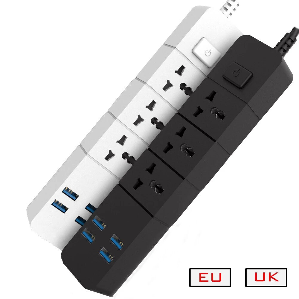 Bakeey OS-T08 USB Charger Power Strips with 3 * Outlets / 4* USB Surge Protection Universal Socket with 1.8m Extension C