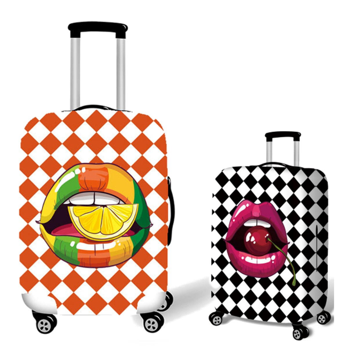 Elastische Polyester-Gepäckabdeckung für Reisekoffer von 18 bis 32 Zoll, staubdichter Schutz