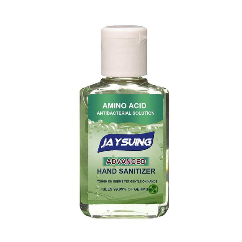 60ML Amino Acid Antibacterial Solution Hand Sanitizer Cleaner Disposable Rinse Gel