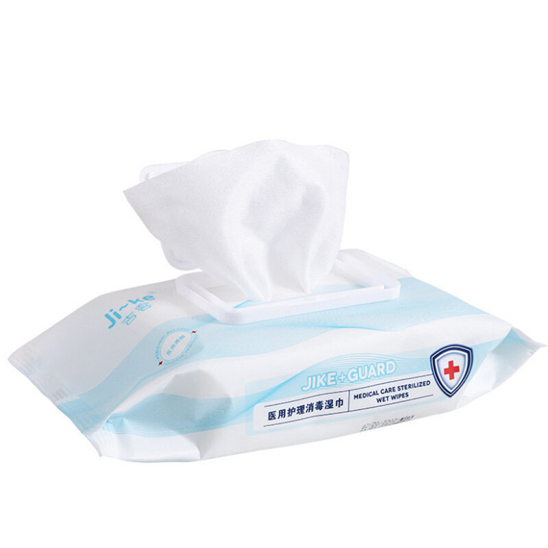 

80 Draws Hand Wipes Disinfecting Pads Health Personal Protective Cleaning Wet Wipes Phone Hand Office Car Sterilizer