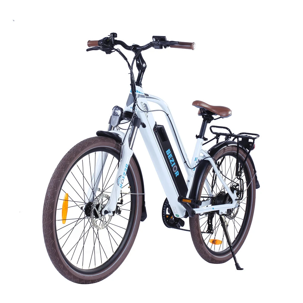 [EU DIRECT] Bezior M2 12.5Ah 48V 250W Folding Moped Electric Bicycle 26inch 25Km/h Top Speed 80km Mileage Range Max Load 120kg - Black