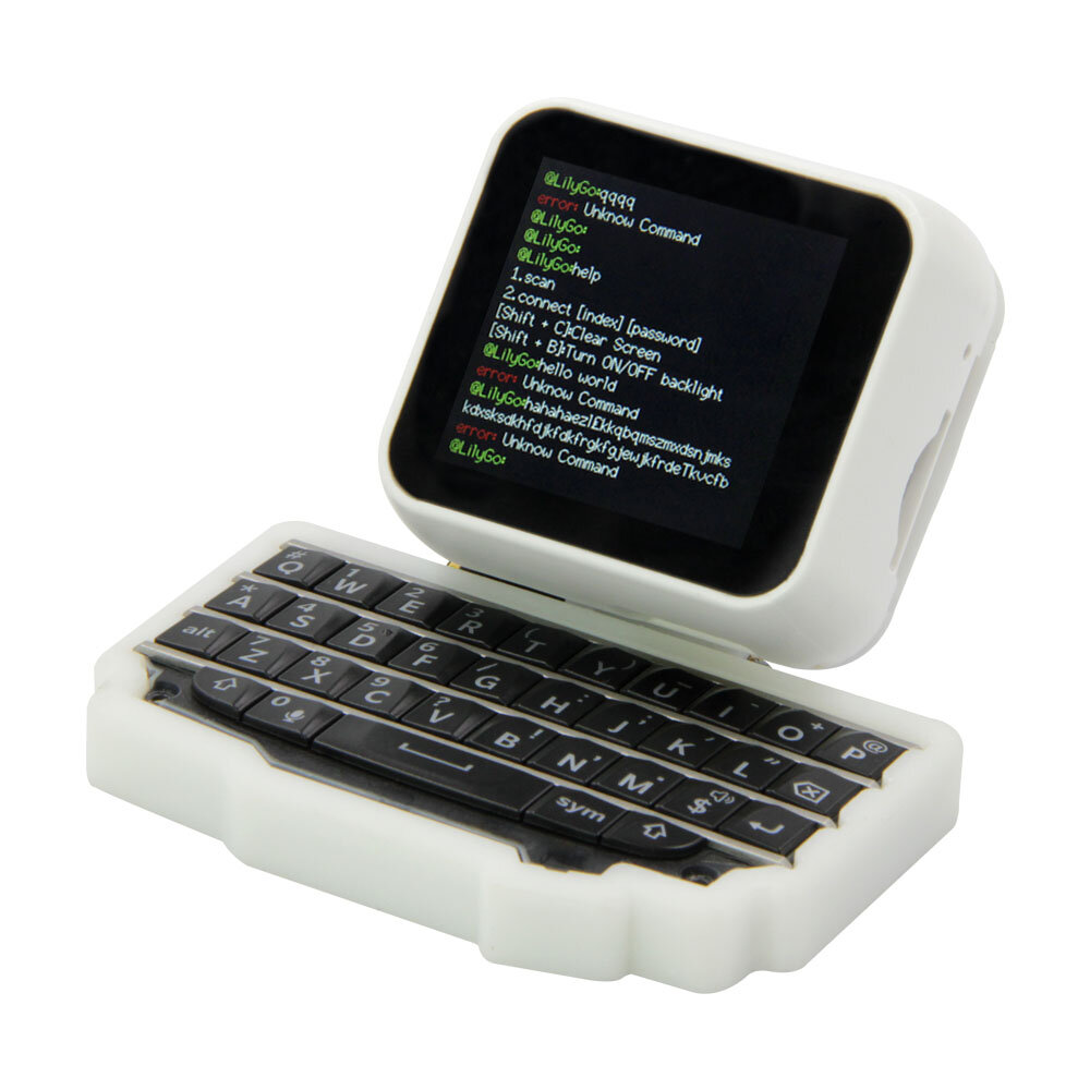 

LILYGO® TTGO T-Watch Keyboard ESP32 Programmable Watch Main Chip Hardware with MINI Expansion Keyboard