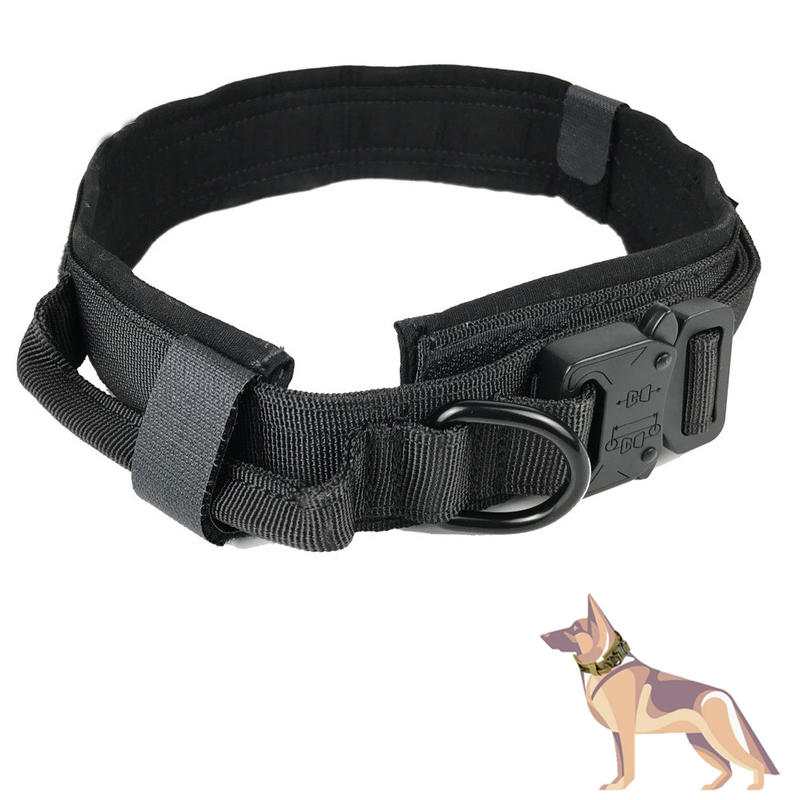 Tactical?Dog?Collar?Nylon?Waterproof?Adjustable Snelsluiting Jachthond Supplies Comfortabele Ademend