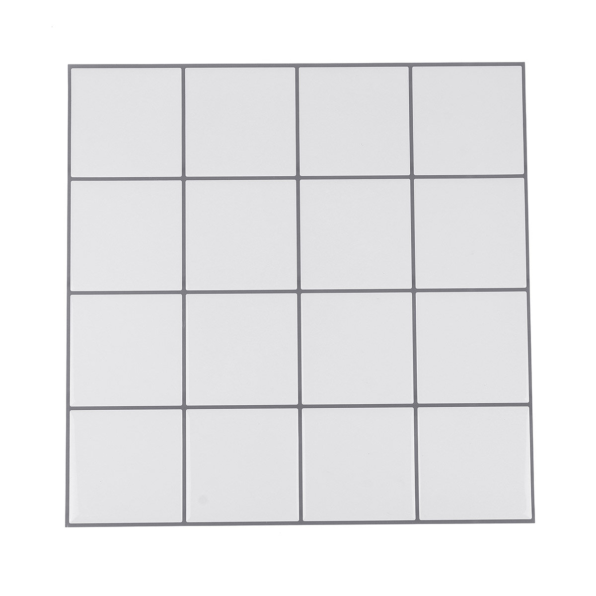 

3D Tile Stickers Kitchen Bathroom Self-adhesive Wall Cover Decal Sticker 12''x12''