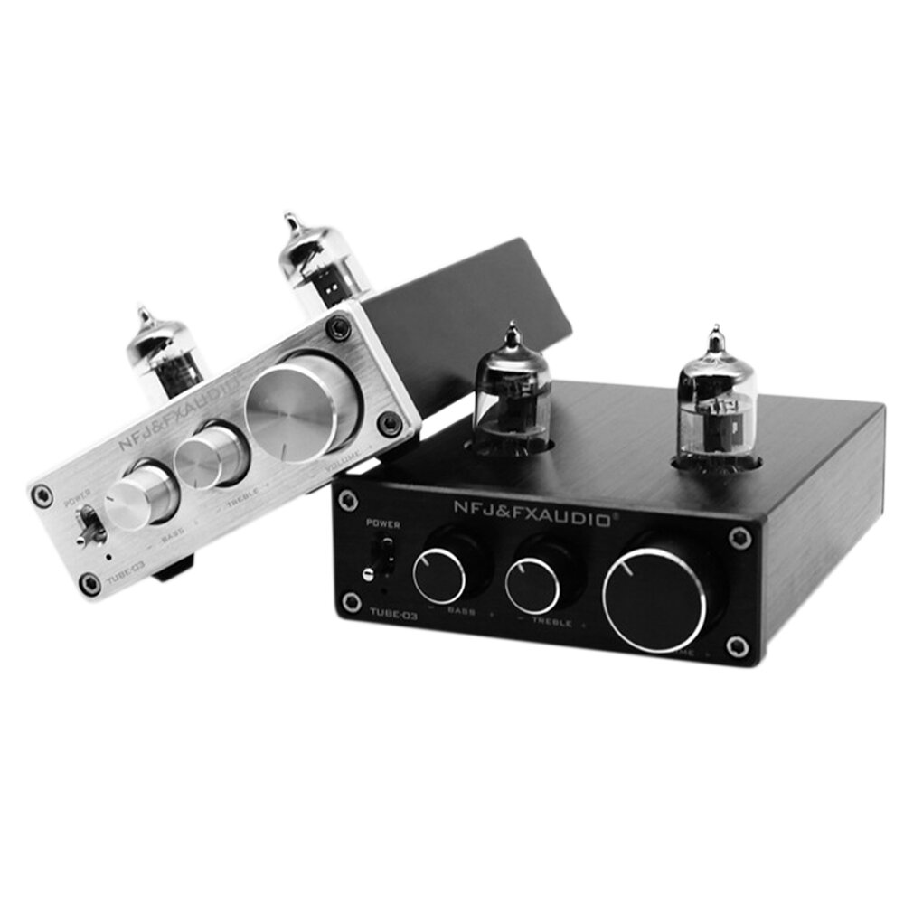 NFJ&FX-Audio TUBE-03 MINI Bile Preamp Tube Amplifier Buffer HIFI Audio Preamplifier Treble Bass Adju