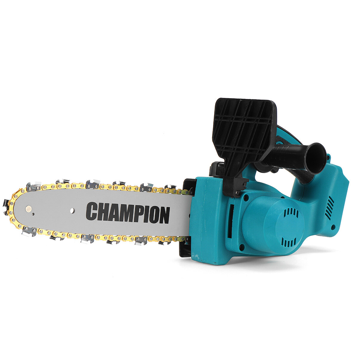 Drillpro 10Inch Cordless Brushless Electric Chain Saw Woodworking Wood Cutter For Makita Battery W/ Plastic Box