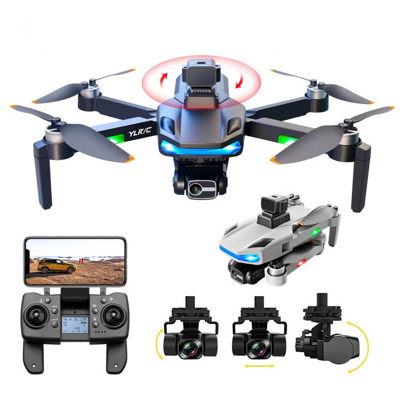 YLR/C S135 GPS 5G WiFi FPV with 8K HD ESC Dual Camera 3-Axis EIS Gimbal 360? Obstacle Avoidance Brus