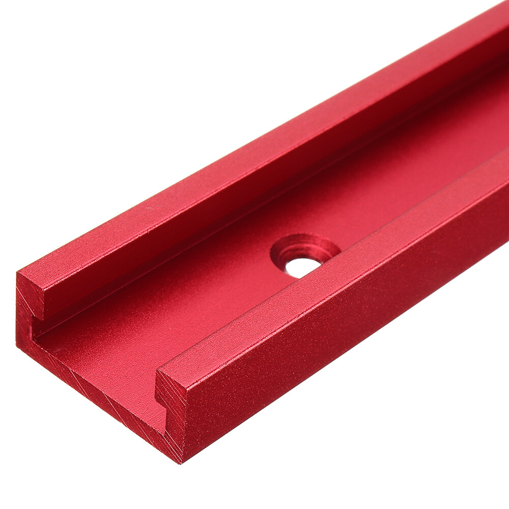 Universal Red 300-1220mm T-slot T-track Miter Track Jig Fixture Slot 30x12.8mm For Table Saw Router Table Woodworking To