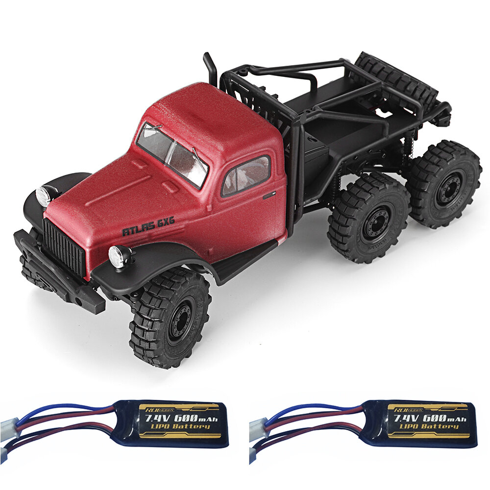 

FMS Atlas 6X6 1/18 2.4G Crawler RC Car RC Vehicles Model RTR Full Proportional Control Two Battery