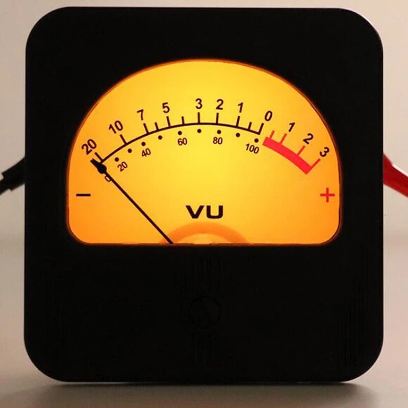 

TR-76-S0813 VU Level Meter DB Tube Amplifier Sound Pressure Meter Power Meter Audio Volume Meter with Backlight