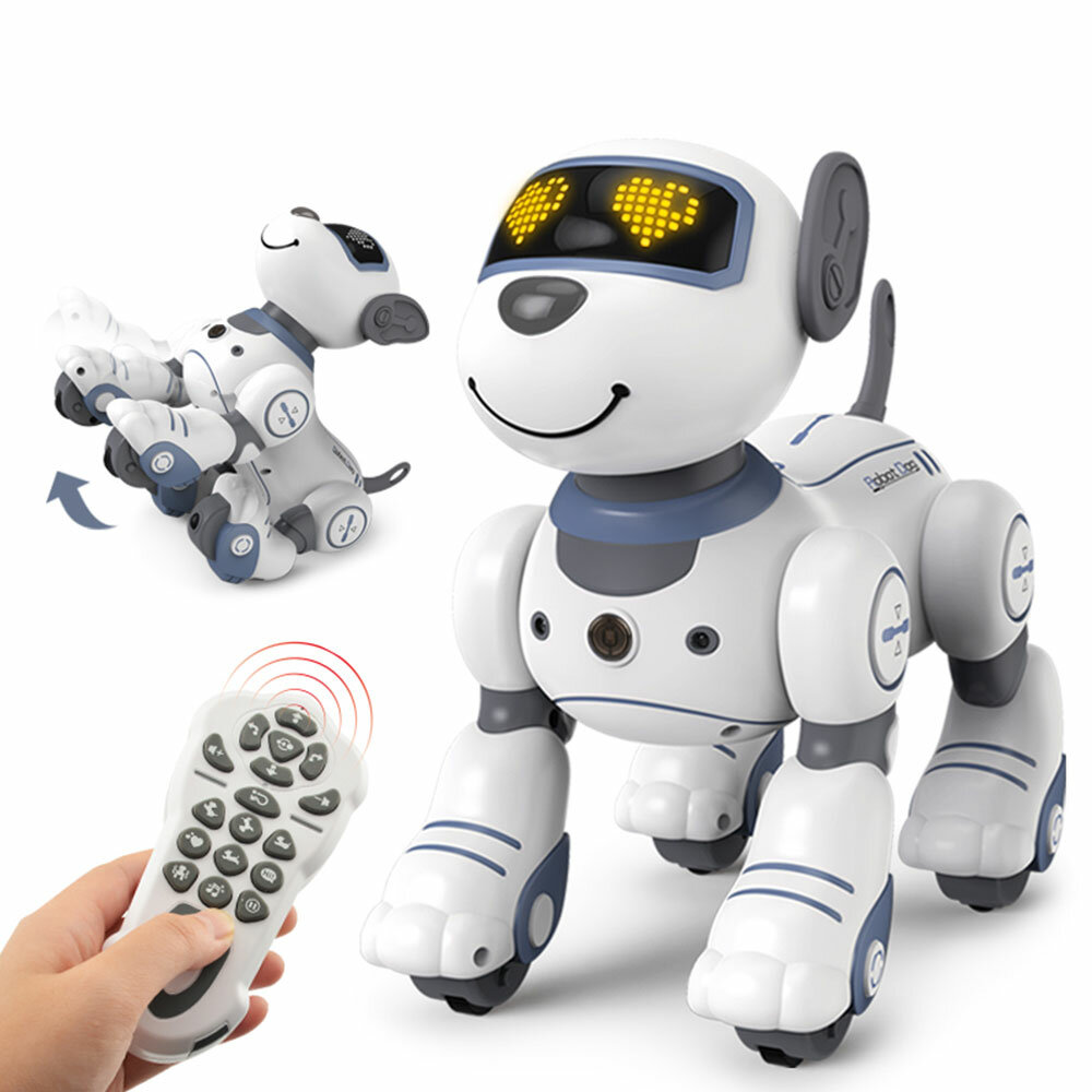 

Робот с дистанционным управлением Собака Игрушки для детей Программируемый интеллектуальный интерактивный трюковый робот
