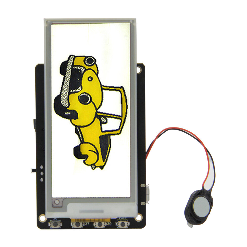 

LILYGO® TTGO T5 V2.4 ESP32 2.9 Inch Electronic Yellow Black and White ink e-Paper Screen Module with Speaker