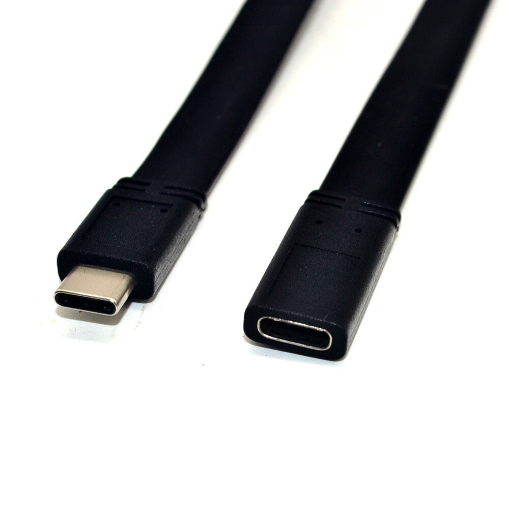 Type-C USB3.1 verlengkabel USB3.1 Gen2 man-vrouw datakabel 10 Gbps 0.2m connector