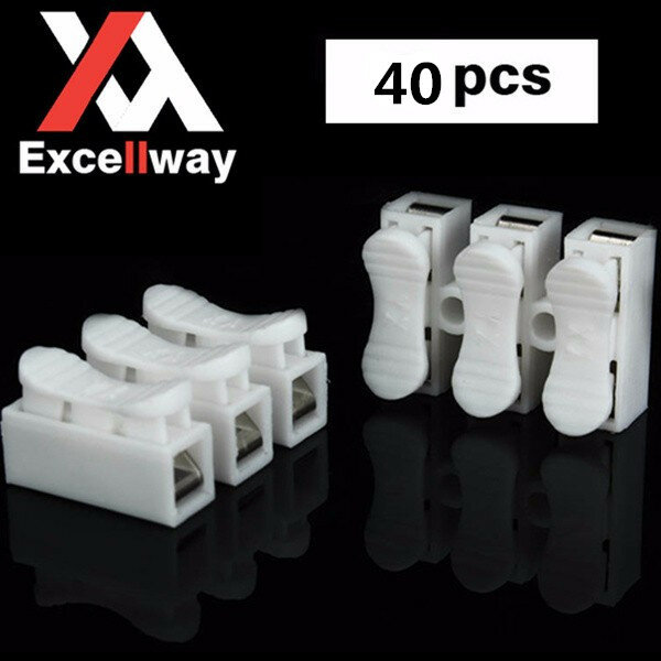 

Excellway® CH3 Quick Wire Connector Terminal Block Spring Connector LED Strip Light Wire Connector