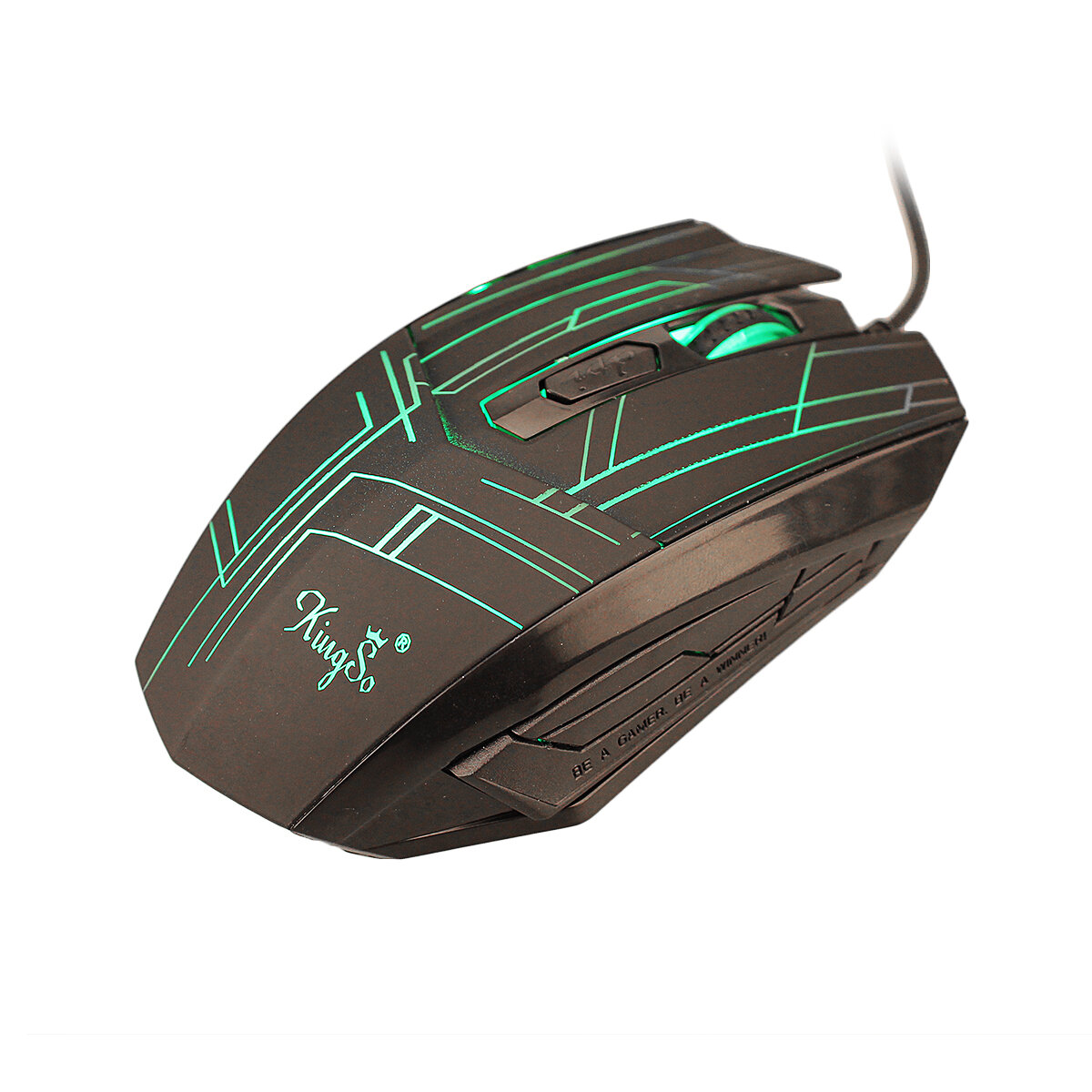 ELEGIANT T5 Wired Gaming Mouse 2400DPI LED Backlight USB Wired Optical Mouse Computer Mice for Home 