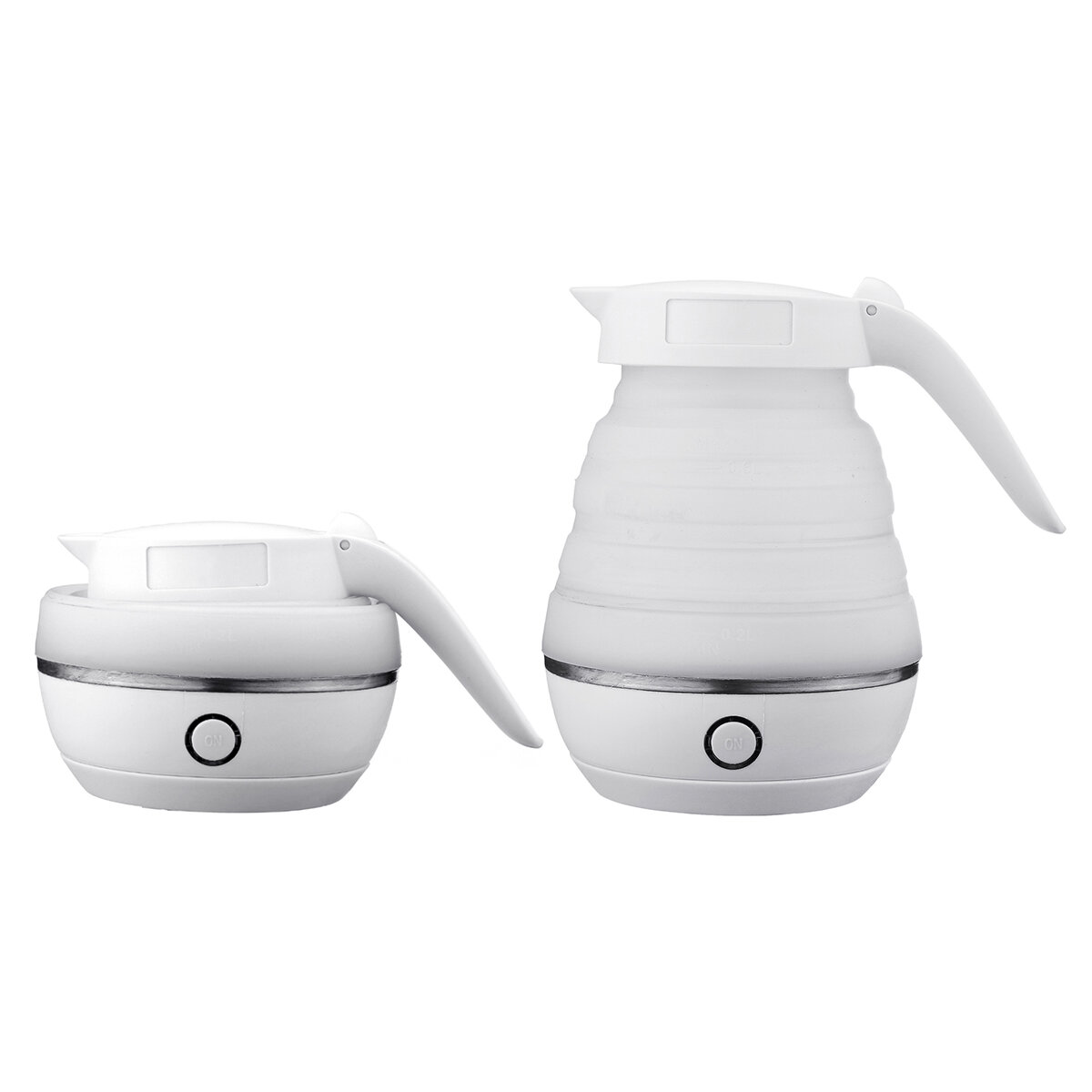 

600ML Portable Travel Folding Electric Water Kettle Mini Food Grade Silicone Folding Kettle For Home Outdoor Camping Hik