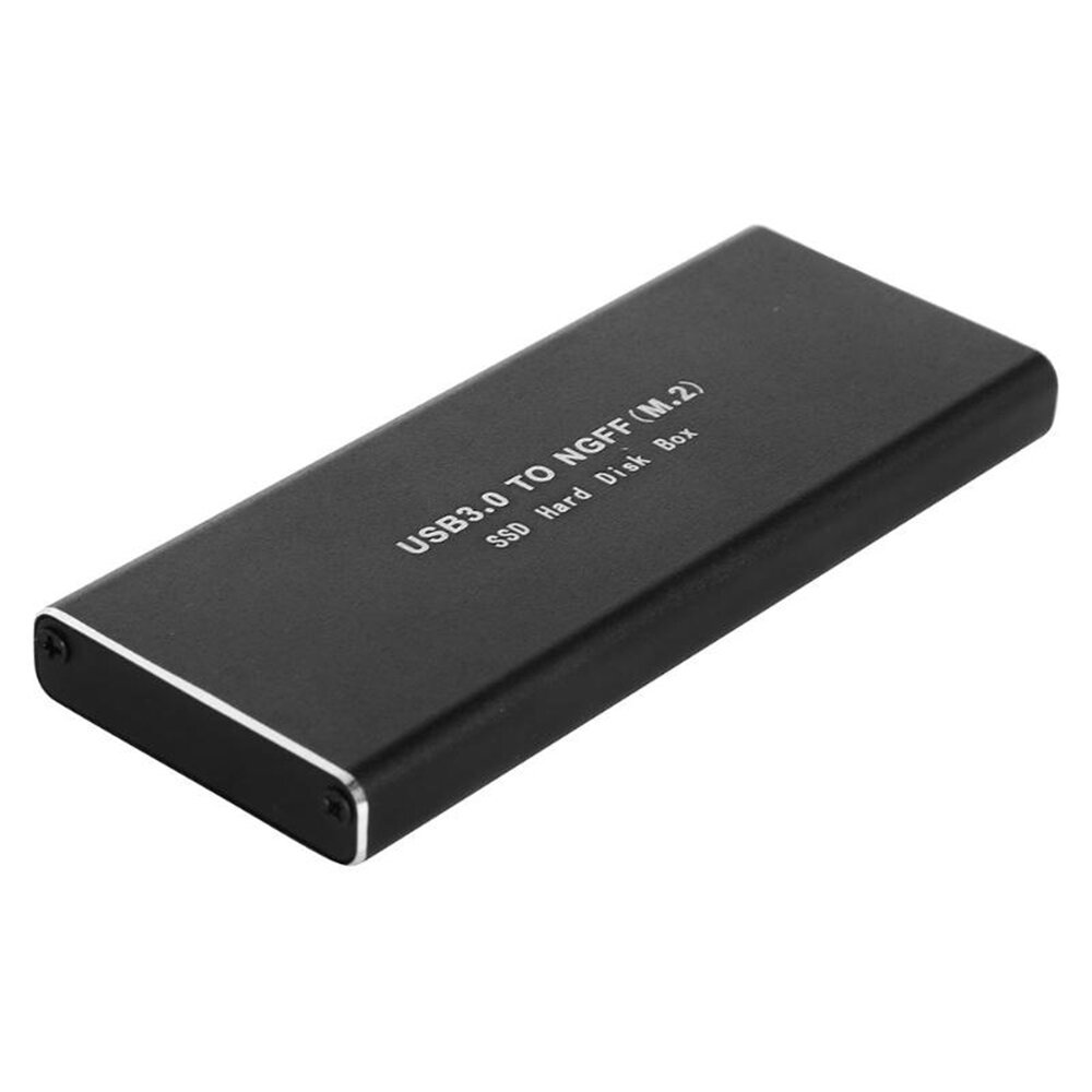 Micro USB 3.0 to M.2 NGFF SSD Enclosure 6Gbps Aluminum Alloy M.2 SATA Mobile Solid State Drive Case 