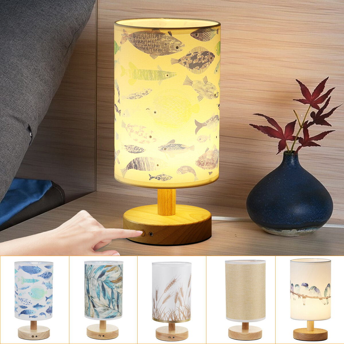 Touch Dimmer Table Lamp Modern Led, Bedroom Table Lamp With Dimmer