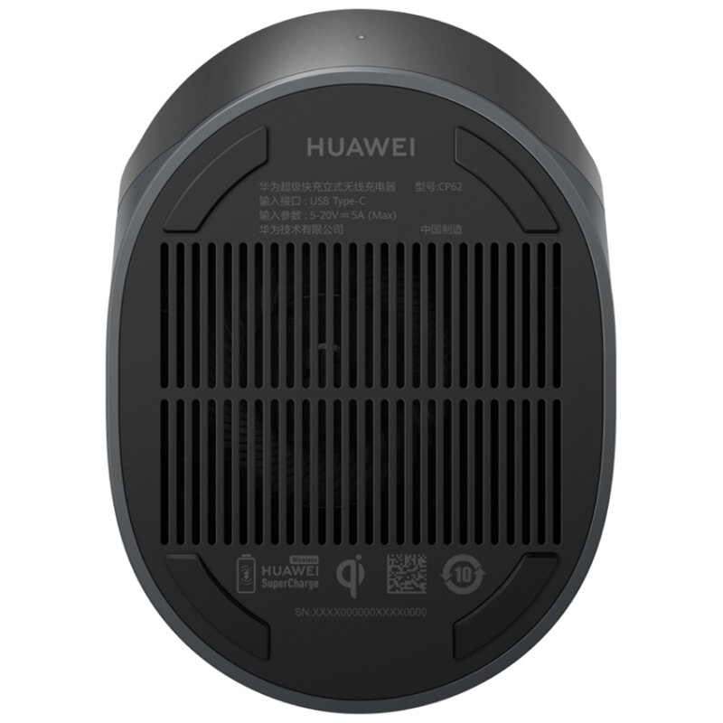 Huawei CP62 40Wスーパーチャージワイヤレス充電スタンドHuawei P40 Pro + Mate 30 Pro P30 Pro用高速ワイヤレス充電パッド電話ホルダー