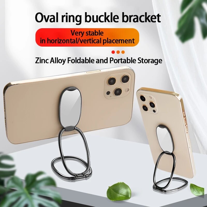 

Bakeey Mini Multifunctional Folding Magnetic Desktop Holder Stand Phone Ring Holder for iPhone 12 POCO X3 PRO