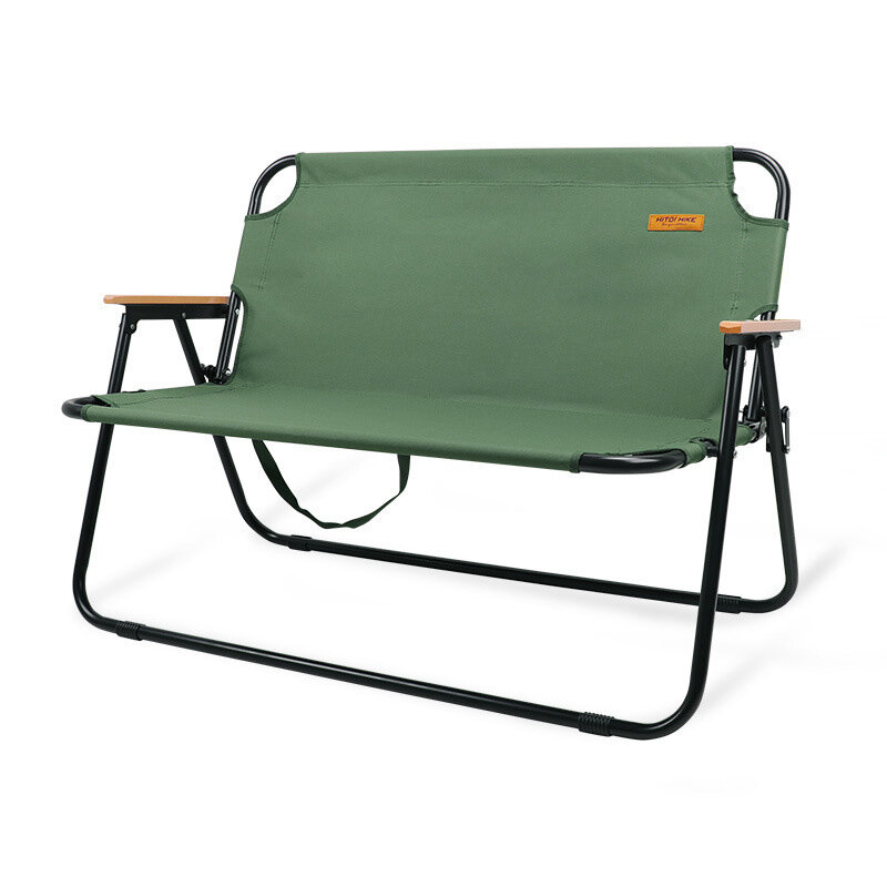 HTK Folding Camping Lazy Chair Single/Double People Beach Stool Lightweight Fishing Seat Outdoor Max Load 200kg