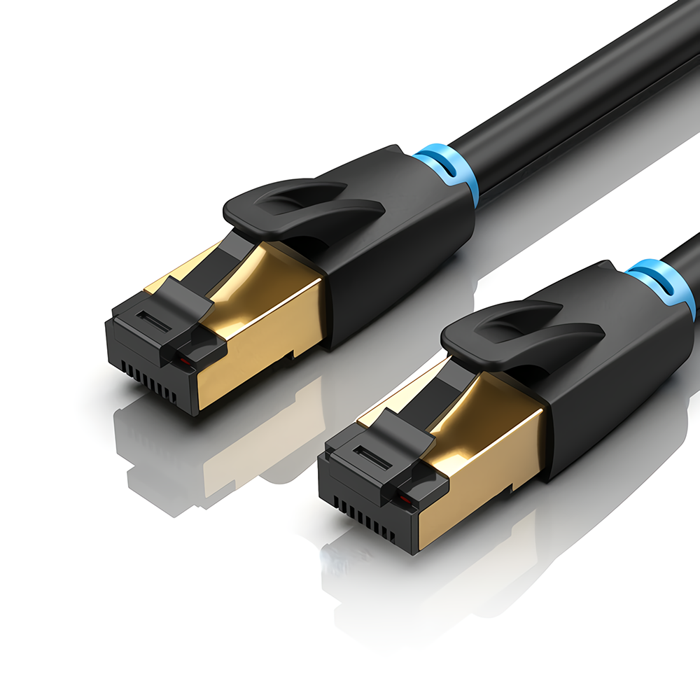 

Vention Cat8 Ethernet Cable SFTP 40Gbps High Speed RJ45 Network Cable Gold Plated Connector for Router Modem CAT 8 Lan C