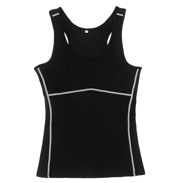 Image of Frauen Kompression Yoga Sport Running Tank Top Weste Kleidung Shirt Gym Wear