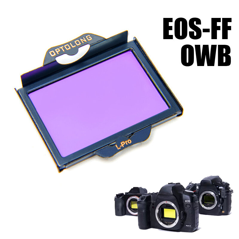Filtro de estrela OPTOLONG EOS-FF OWB para câmeras Canon 5D2/5D3/6D - Acessório astronômico
