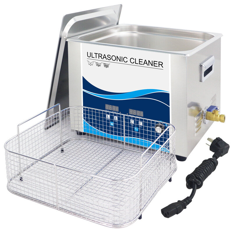

GRANBO GT-0915 Digital Ultrasonic Cleaner 15L 0-540W Power Adjustable with DEGAS Heating Washing Laboratory Apparatus Me